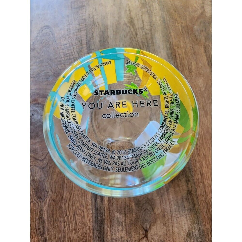 2016 Starbucks California You Are Here Glass Water Bottle | 18.5oz - Picture 8 of 8